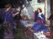 John William Waterhouse The Annunciation painting